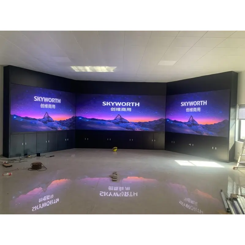 Gebogen vloerstandaard voor LED-display